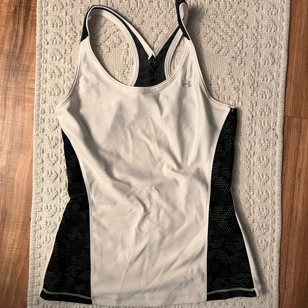 Under Armour Black and White tank - Picture 1 of 3
